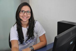 Gabriela Bernardes, estudante de Psicologia