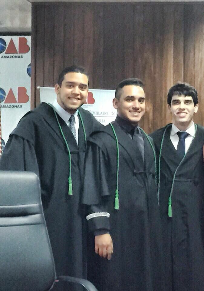 Pellegrine, Gaia e Chads antes de uma das competições