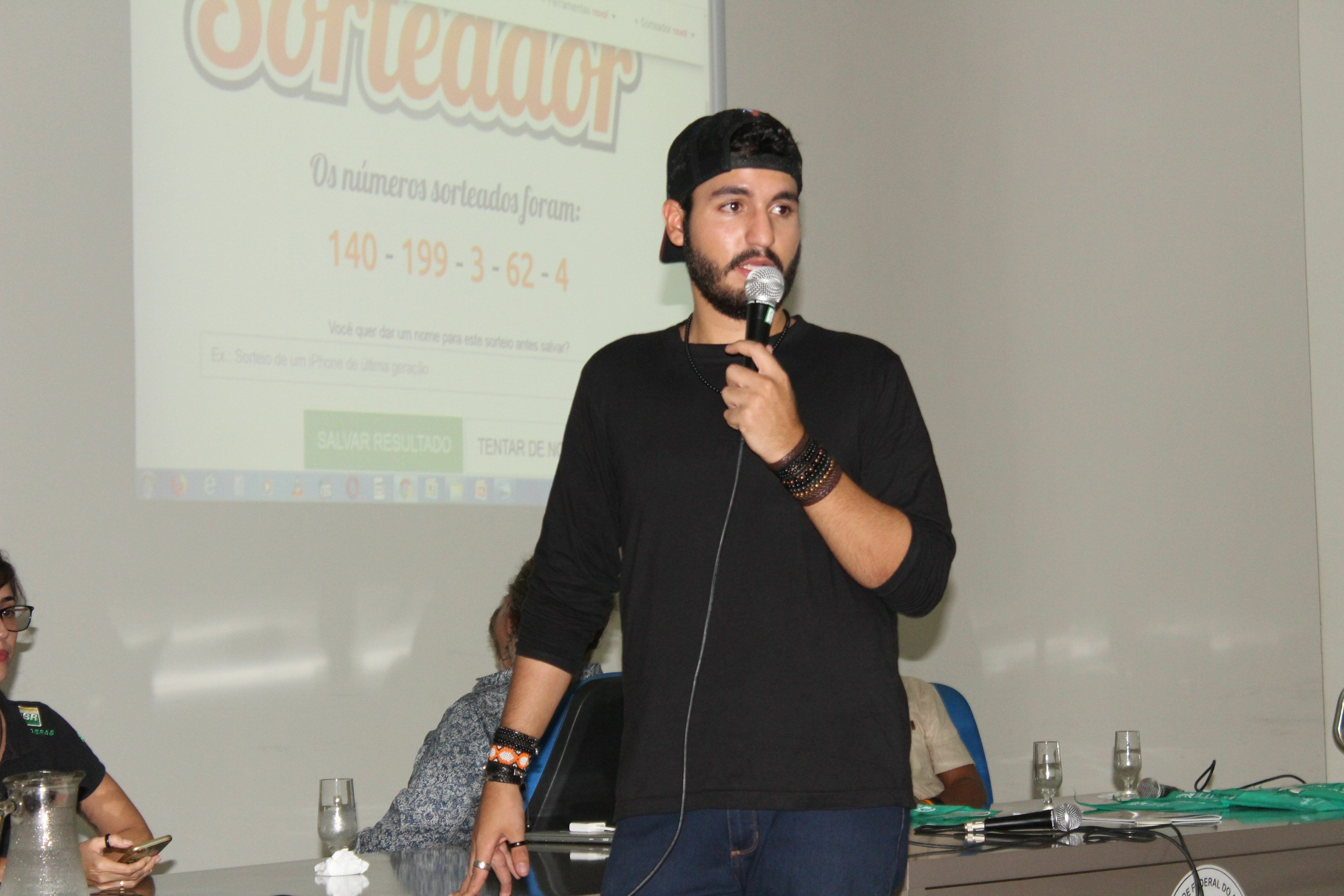Diretor de projetos da Startup Neptur, Matheus Pantoja 