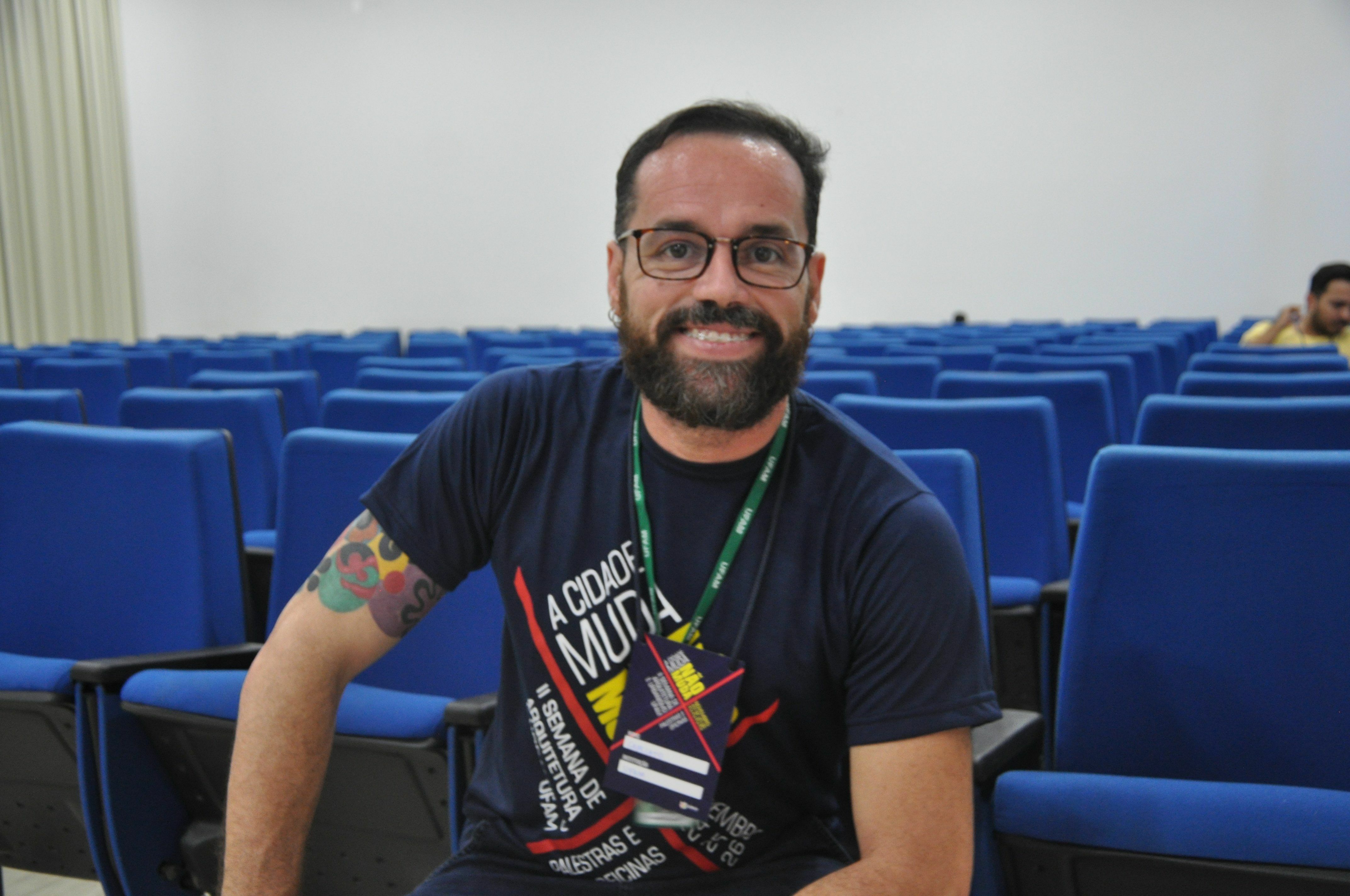 Coordenador do curso de Arq. e Urbanismo, Rodrigo Capelato