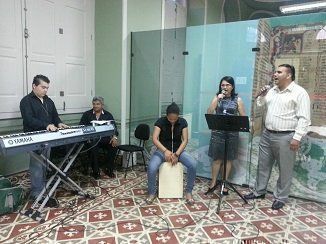 Grupo Musical da Ufam se apresentou durante o lançamento das obras