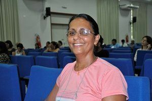 Coordenadora dos encontros, professora Suely Mascarenhas
