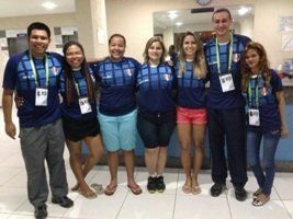 Atletas da Ufam nos JUBs 2014 em Aracaju