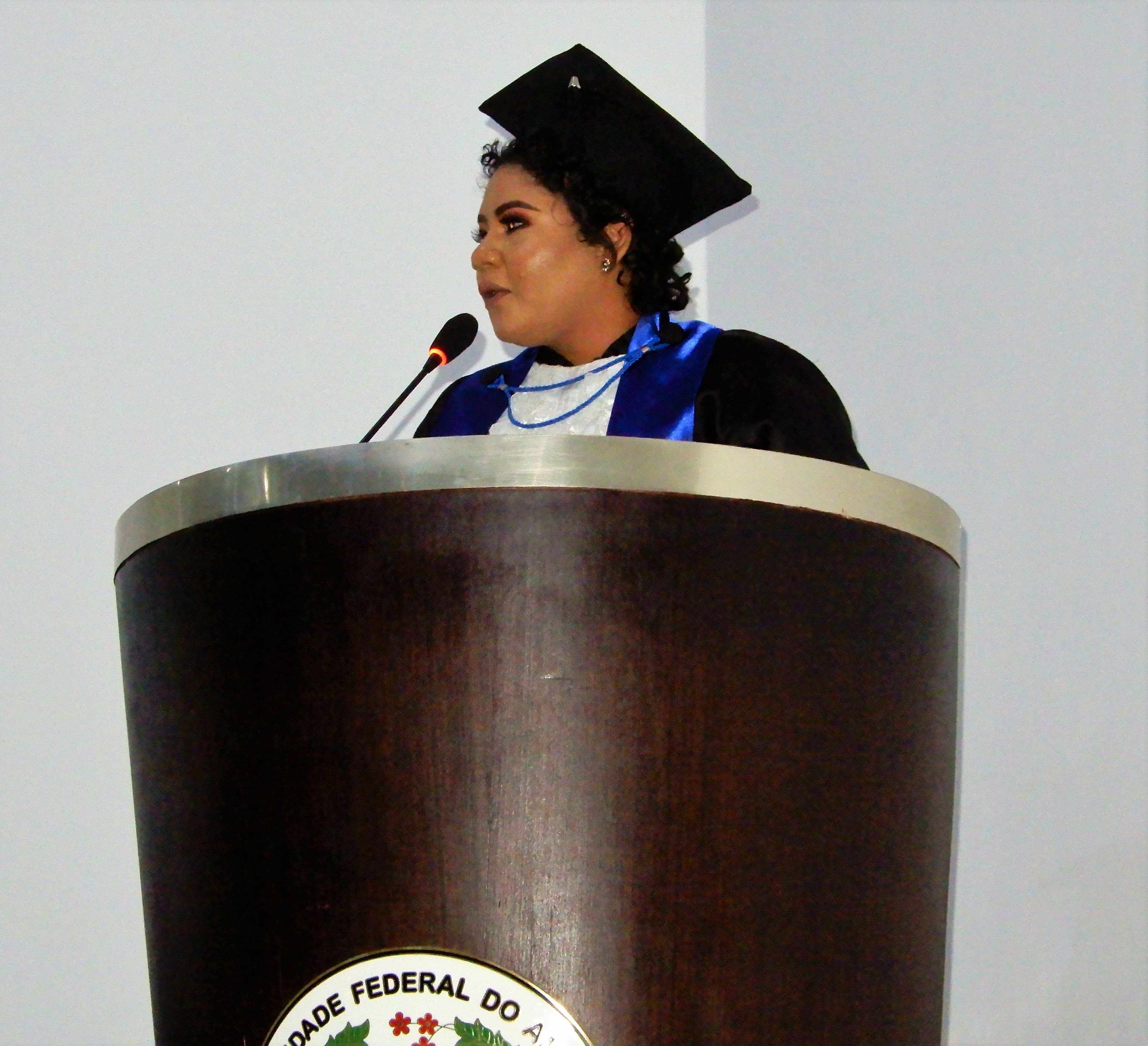 Juliana Mota de Castro, oradora da turma. 